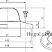 Подающая, направленная форсунка AllFit (Hugo Lahme), 70 мм, НР 1 1/2"